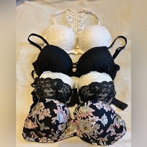 Lot of 4 Victoria’s Secret bras 32D